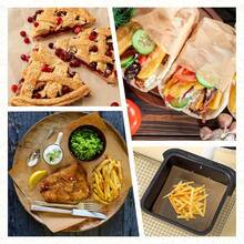 9 X 13inch 50/200 Sheets Pre-Cut Parchment Baking Paper, Unbleached Non-Stick Baking Paper Baking Tray - Suitable For Baking And Cooking, BBQ, Air Fryer And Steam - Non-Stick, Non-Greasy