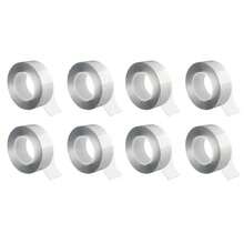 Cinta Doble Cara Extrafuerte - Cinta Doble Cara 3 metros x 10mm Ancho | para Manualidades - Adhesivos para Pared | Cinta Adhesiva Doble Cara(Delgada Pack x8) - Multicolor - Ver 2