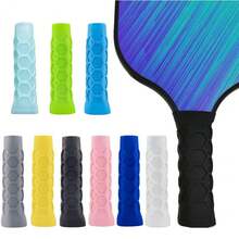 Silicone Pickleball Paddle Grip Cover Pickleball Racket Handle Sleeve Pickleball Racket Overgrip For Enhanced Control - Multicolor - View 4