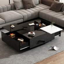 Coffee Tables - White+Black - View 1