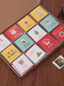 镂空创意生日贺卡、感恩节贺卡、手写感谢卡，更具收藏价值（已包装） - 彩色 - 查看 1