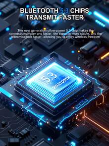 Wireless Earphone, Wireless Headphone, Headphone, Earbuds, Wireless Bluetooth Headset, Stereo Noise Reduction, Bluetooth 5.30, HD Music, Long Battery Life