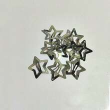 10/20/30个装女士银色五芒星发夹，DIY发饰，圣诞袜填充物，女士圣诞袜填充物，礼物，女士圣诞袜填充物，成人圣诞袜填充物，发饰，女士配饰，圣诞袜填充物，成人礼发饰，发饰，女士礼物创意，美容圣诞袜填充物，女士优雅爪夹礼物 - 銀色 - 查看 6