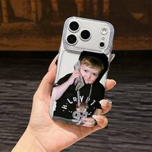 Funda para teléfono con la sensación de Internet H-Hasbulla, compatible con los modelos de  17, 16E, 16, 15, 14, 13, 12, 11 Pro Max, Mini, Air, XR, XS, X, 7, 8 Plus, hecha de material TPU suave transparente - Color 1 - Ver 5