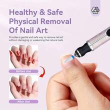 12件套电动指甲打磨机套装，多功能指甲钻，USB充电 - 适用于厚指甲的指甲打磨机，专业四速电动指甲锉，指甲抛光护理塑形工具，专业美甲打磨工具，送给女性的绝佳礼物，品质优良，价格合理。