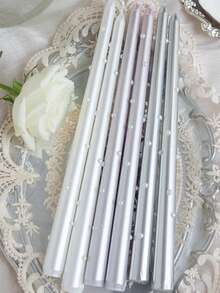 2支珍珠长蜡烛，10英寸欧式电镀彩色珍珠烛台，家用，无烟婚礼蜡烛，烛台蜡烛，适合烛光晚餐，高端氛围摄影道具，情人节礼物，精美礼品 - 彩色 - 查看 7