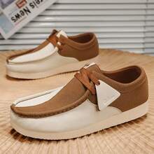 New Retro Slip-On Casual Shoes - Khaki - View 8