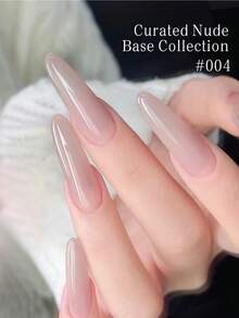 MORDDA New Fall/Winter Collection: Popular Nude Base Gel Polish Set (6 Colors) UltraClear Moisturizing Nude Solid Gel For Multi-Purpose Nail Art Fashionable Salon Nail Design Gel With A Subtle ShineThe Premium Choice For Women's Nail Art - Nhiều màu - Xem 9