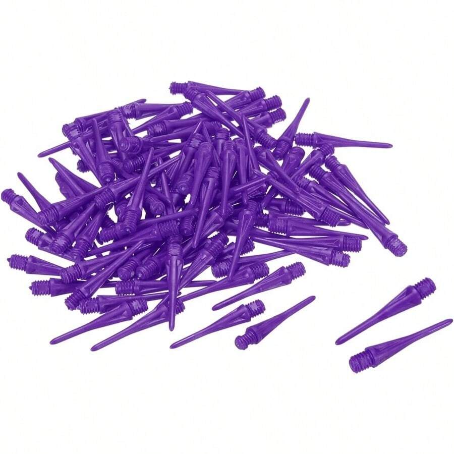 Plastic Dart Tips, 2BA Thread Soft Dart Plastic Tip Soft Tip Dart Accessories - Purple - View 1