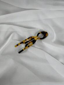 1PC Beautiful Elegant Casual Acetate Hairpin, Retro U-Shaped High-End Feeling, Rice-Meat Dumplings Head Coil Hair Artifact, Simple Hairpin Headdress Hairpin, Suitable For Daily Use