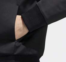 Adidas New Women's Printed Sports Cotton Jacket - Black - View 9