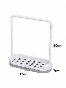 1-częściowy organizer na tackę do zlewu kuchennego, odpowiedni do przechowywania gąbek, ściereczek, szmat, szczotek, szorowarek, przechowywania i organizacji w kuchni, stojaki i uchwyty - Wielokolorowe - Zobacz 7