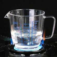 250ml/500ml Heat-Resisting Premium Reinforced Glass Measuring Cup Milk Scale Microwave Measure Jug With Blue Measurement Digital - White - View 10