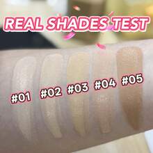 HEXZE 15克气垫粉底液，高遮瑕，持妆长达16小时，防水，买一送一替换装，01浅米色，适合白皙肤色 - 01 Light Beige - 查看 8