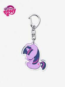 1/6pcs My Little Pony Anime Merchandise, Biki's Soft And Cute Cartoon Sleeping Posture Pendant, Acrylic Keychain Schoolbag Pendant, Christmas Gift For Mom, Birthday Gift, Valentine's Day Gift - Multicolor - View 3