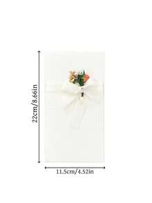 5/10pcs Beautiful Floral Invitations, Bridal Party Birthday, Wedding, Engagement, Bridal Shower, Anniversary, Birthday Party, Housewarming Party, Retirement Party, Graduation Party - Multicolor - View 2