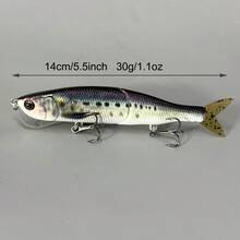 1 Stück 28,8g Sinkender Angelköder, realistischer salzwasserbeständiger Hartköder in Köderfischform - Verschiedenfarbig - Übersicht 5