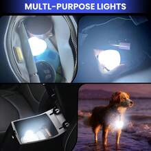 Heart-Shaped Handbag Light, Mini Sensor LED Handbag Light With Auto On/Off, Rechargeable Travel Accessory Night Light For Backpacks, Shoulder Bags, Crossbody Bags, Handbags - White - View 3