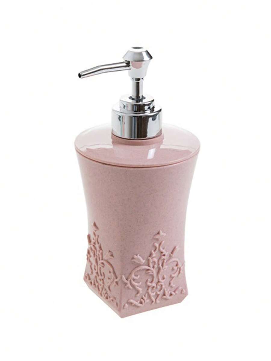 1PCS Empty Bottles Sink Washer Shampoo Pump Dispenser Shower Soap Dispenser Lotion Travel Container Shampoo Bottles Bottle Dispenser Refillable Press Bottle - 淺粉色 - 查看 1