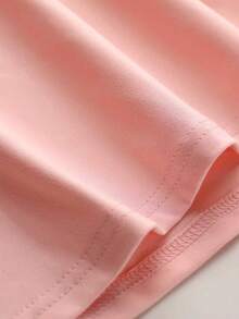 Teen Boys Street Graffiti Bear Design, Short Sleeve Loose Soft Cool Tee, Street Casual Wear Summer, Boys Tops - Pink - View 5