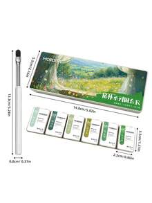 MORDDA New Fall Winter 6-Grid Green Series Solid Gel Nail Art Kit High-Saturation Color Tapping Gel Polish For Fashion Salon Nail Designs Women's Nail Art Tools Preferred By Nail Enthusiasts - 彩色 - 查看 9