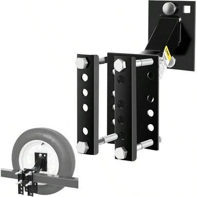 MAXXHAUL 50214 Spare Tire Carrier For Utility Trailer Tires