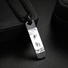 Customized Fashionable Stainless Steel Eye Photo Necklace, Exclusive Gift For Couples - Nhiều màu - Xem 6