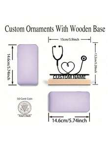 1pc Personalized Custom Name Heart Shaped Stethoscope/Bicycle/Camera/Guitar Wooden Sign Doctor Traditional Wall Mounted No Electricity Required Unique Personalized Bedroom Decor Handmade Durable Universal Perfect Christmas Gift Mother's Day Gift Father's Day Gift Wedding Gift Birthday Gift Housewarming Gift,Home & Living,Haunt Your Home,Souvenirs,Reusable,Adorable,High-Quality