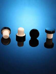 1/5pcs Reusable T-Shape Wine Bottle Stoppers, Aluminum & Silicone Material, Suitable For Wine & Beer Bottles, For Wine Storage, Preserving Wine Flavor, Household Bottle Caps - Multicolor - View 7