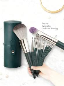 奢华化妆刷套装 - 超柔软蓬松刷毛，打造无瑕底妆、晕染妆容和精准眼妆 - 多色款式隨機 - 查看 3