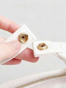 Christian Dior Materiel Off-White Canvas Tote Makeup Bag, Premium Toiletry Bag, Chic Girl's Makeup Bag - White - View 4