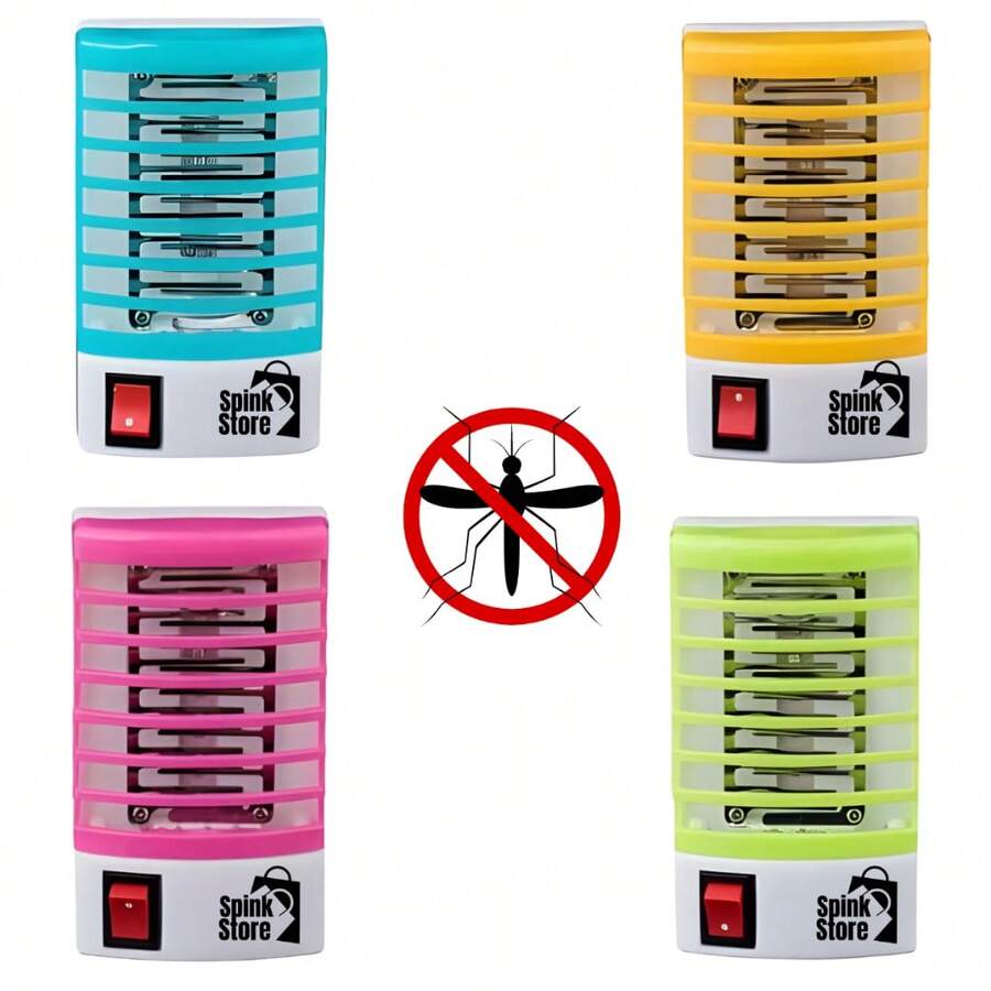 Kit 4  Luminária Lâmpada Elétrica Mata Mosquitos E Moscas BIVOLT ENVIO IMEDIATO!! MATA MOSQUITO - Entrada do Brasil (220V) - Visão 1