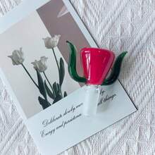 14mm Glass Bowl - Unique Design - Colorful Portable Ashtray For Smoking Tobacco Cigarette Use, Good Gift For Friends - Flower - 查看 3