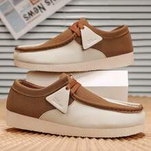 New Retro Slip-On Casual Shoes - Khaki - View 12