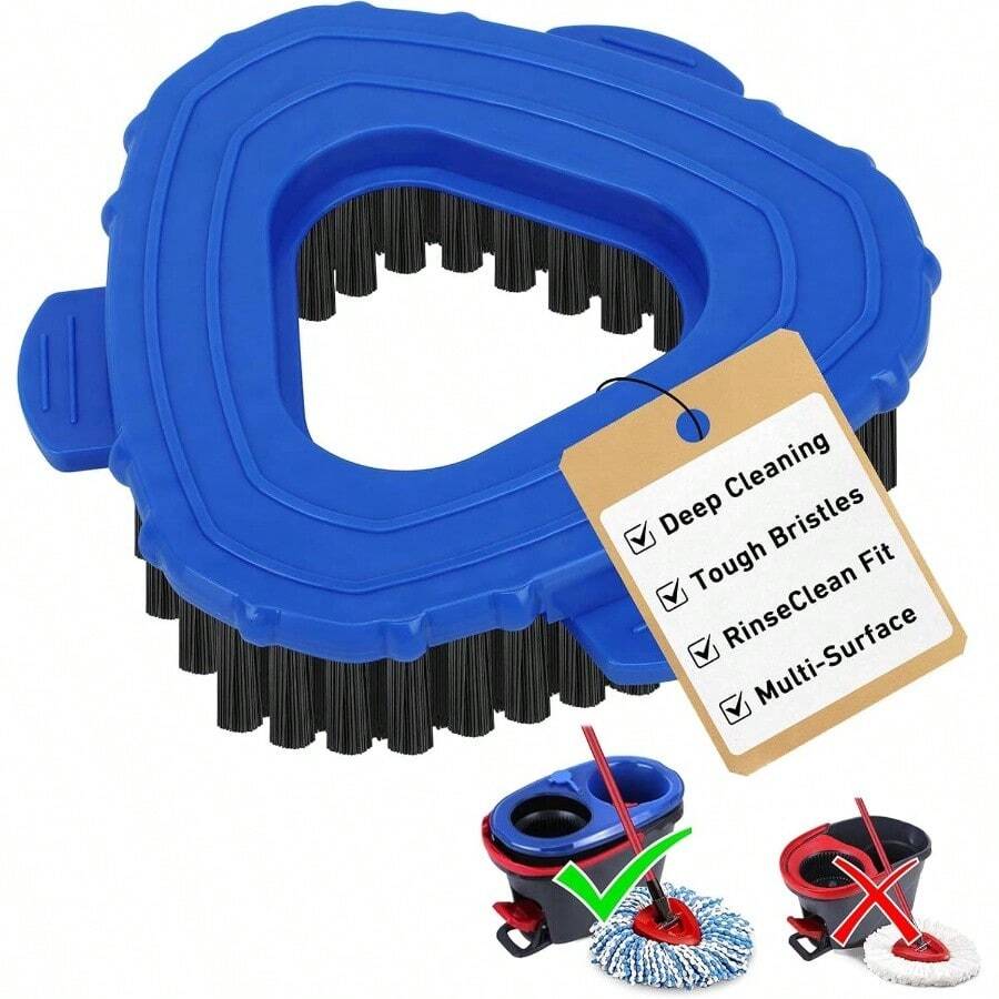 Spin Mop Scrub Brush O Cedar RinseClean 2 System U2013 O Ceda Scrub Brush Attachment 1 PC, Oceda Scrubber Mop Bathroom, Kitchen, Tile And Floor Cleaning - 1 - Xem 1