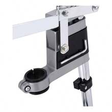 Drill Stand, Multifunction Carbon Steel Workbench Drill Press Clamp Adjustable Workstation Repair Clamp With Aluminum Base Industrial And Home Use
