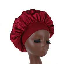 2 Piezas/1 Pieza Gorro de seda para dormir, gorros de satén, gorro de dormir de seda con banda elástica suave, envoltura de cabello de seda para cabello rizado