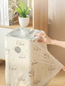 Universal Luggage Dust Cover - Full Wrap-Around Disposable Non-Woven Fabric Travel Suitcase Storage Protective Cover & Rain Cover - Multicolor - View 6