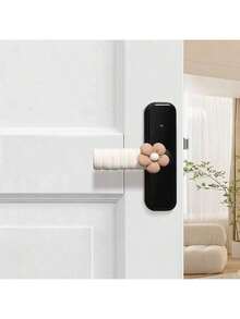 2pcs Flower Pattern Door Knob Protector,Soft Cover To Prevent Collision And Static Electricity, Suitable For Left And Right Anti-Collision Protectors Decorative For Home Insulation,Galentines,Puppy,Carnival,Party Decorations