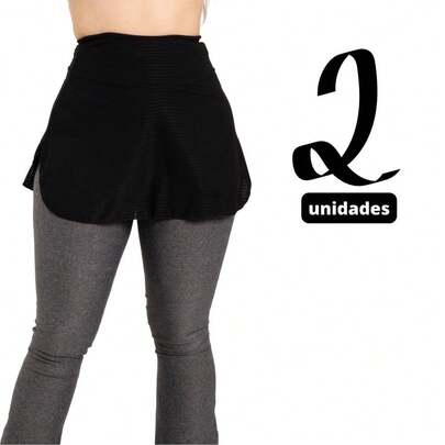 Kit 2 Saia Tapa Bumbum P/ Treino Academia Musculação Cardio