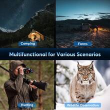 4K Night Vision Binoculars - Equipped With Flashlight, Suitable For Lighting, Additional Lighting And Signaling To Assist Camping, Hunting And Security, Night Vision Binoculars For Adults, 3 Inch Large Screen, 8x Digital Zoom, 32GB Memory To Store Photos, Maps And Videos, Perfect Unique Gift For Outdoor Lovers, Camping Lovers And More. - màu đen - Xem 10