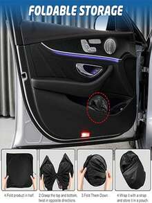 2025 Car Windshield Sun Shade, Foldable Windshield Cover, Blocks UV Rays, Keeps Vehicle Cool, Suitable For Cars & SUVs
