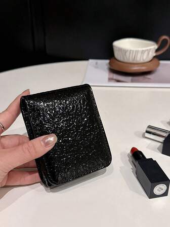 迷你口红包，ins风小众高品质迷你可爱旅行便携口红收纳包，带镜子。时尚简约，提升您的优雅气质，展现女性魅力。女士迷你钱包，小巧可爱钱包，卡包，零钱包，送给女性的趣味礼物，教师节礼物。