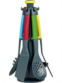 NewCasdon Joseph Joseph Elevate| Colourful Kitchen Utensil Set For Children Aged 3 Years & Up| Comes With Rotating Storage Stand!,Seasonal Gifts - 1 - 查看 1