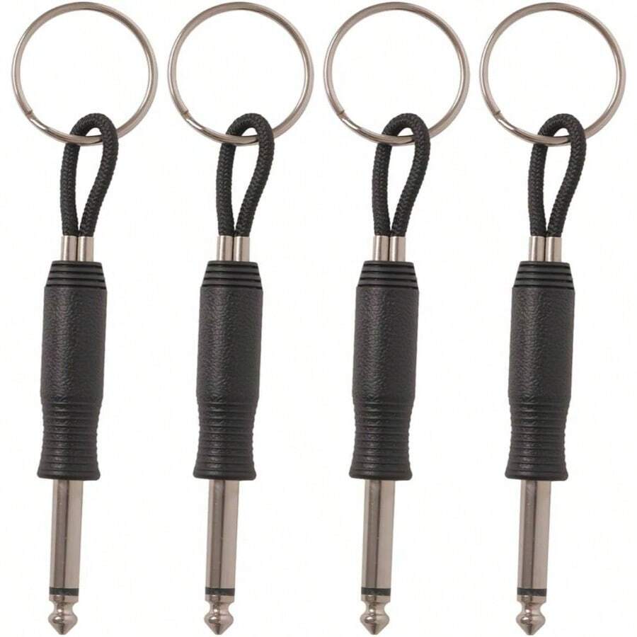 4pcs Guitar Key Holder Keychains Music Love Who Want To Their Style 4 - Jack - 4-jack - View 1