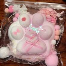 1个葡萄/橙色猫爪挤压玩具，慢回弹，缓解压力，挤压器，立方体挤压，Tabba粘性挤压，弹性大挤压猫爪，减压玩具，生日派对礼物 - 彩色 - 查看 3