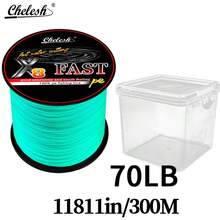 Dây câu bện PE Chelesh, 8 sợi, 300m/326yds, 15-100LB, Độ bền cao, Chống mài mòn, Nhiều màu sắc, Lý tưởng cho câu cá biển, câu cá nước ngọt, câu cá chép - Nhiều màu - Xem 22