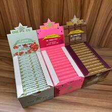 24 pezzi/set Nuove cartine da arrotolare profumate a combustione lenta (50 cartine da arrotolare + 50 filtri per cartine per confezione), accessori per il fumo, cartine da arrotolare con aroma di frutta, ottimo regalo per amici fumatori