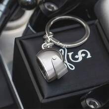 Juego de llavero personalizado con casco de motocicleta - El regalo perfecto para motociclistas y entusiastas de las motocicletas. Presenta un nombre personalizado (etiqueta de textura), un diseño elegante y moderno, una personalización exclusiva y algo único. Regalo ideal para él, regalo ideal para ella, para novios, para novias, para papá, para mamá, para la familia, para amigos, para aniversarios. - Multicolor - Ver 8