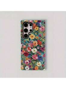 Two-In-One Spring Floral Aesthetic Film Case - Heavy Duty Dual Layer Case For Superior Protection - For Galaxy S25/S25 Plus/S25 Ultra/S24/S24 Plus/S24 Ultra/S24 FE/S23/S23+/S23 Ultra/S22/S22+/S22 Ultra/S21/S21+/S21 Ultra/S20 FE/A15/A16 - 彩色 - 查看 5